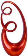 30 Inch Red Sculpture