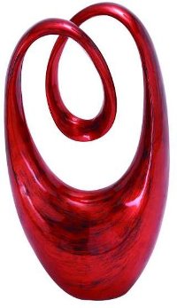20 Inch Red Sculpture