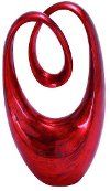 20 Inch Red Sculpture