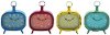 Assorted 8 Inch Distressed Metal Desk Clock