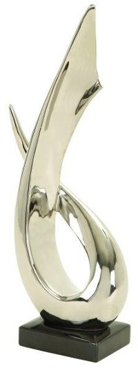 Gold Ceramic Abstract Sculpture