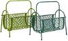 Assorted Metal Magazine Rack