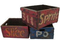 Assorted Painted Mill Box