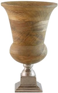 Timba Small Wood Urn