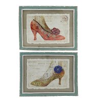 Assorted High Fashion High Heel Framed Wall Art