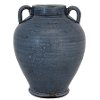 14 Inch Ceramic Sea Grove Urn With Handles