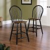 Black Counter Stool Pair - Edge Water-1