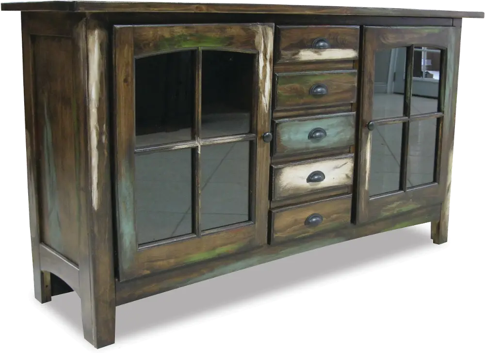64 Inch Antique TV Stand-1