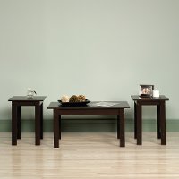 Cinnamon Cherry 3 Piece Coffee Table Set - Beginnings