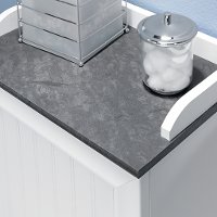 Soft White Floor Cabinet - Caraway