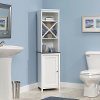 Soft White Linen Tower - Caraway -3