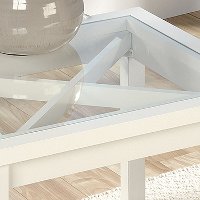 Soft White Side Table - Cottage Road