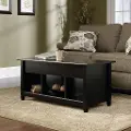 Black Lift Top Coffee Table - Edge Water