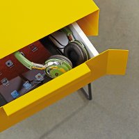 Yellow Saffron End Table - Soft Modern
