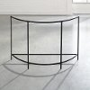 Black/ Glass Sofa Table - Harvy Park