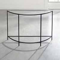 Black/ Glass Sofa Table - Harvy Park