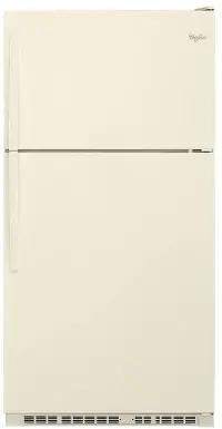 WRT311FZDT Whirlpool 20 cu ft Top Freezer Refrigerator - 33 W Biscuit