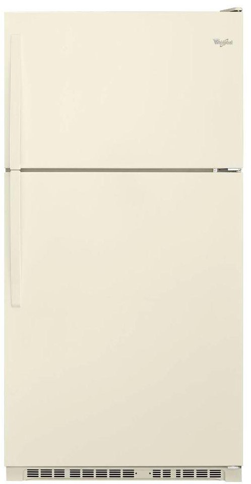 WRT311FZDT Whirlpool 33 Inch Top Freezer Refrigerator - 20 cu. ft. Biscuit-1