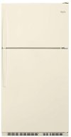 WRT311FZDT Whirlpool 33 Inch Top Freezer Refrigerator - 20 cu. ft. Biscuit
