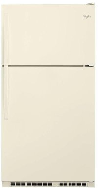 WRT311FZDT Whirlpool Top Freezer Refrigerator - 33 Inch Biscuit