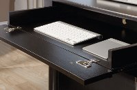 Black Oak Computer Desk - Padillia-2