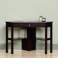 Cinnamon Cherry Corner Computer Desk - Beginnings