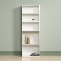 Soft White 5-Shelf Bookcase - Beginnings