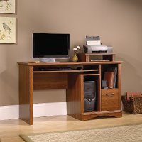 Planked Cherry Computer Desk - Camden County