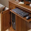 Planked Cherry Computer Desk with Hutch - Camden County