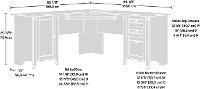 Cherry Corner Computer Desk - Carson Forge-3
