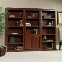 Classic Cherry Library Bookcase - Heritage Hill -2