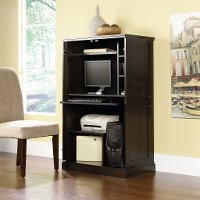 Cinnamon Cherry Computer Armoire - Office-2