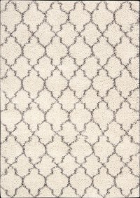 8 x 11 Large Cream Area Rug - Amore