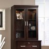 Dark Alder Hutch for Lateral File - Office Port -2