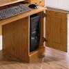 Carolina Oak Computer Desk with Hutch - Orchard Hills