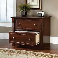 Cherry 2 Drawer Lateral File Cabinet - Palladia -2
