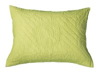 Lime Quilted Standard Sham - Moroccan Fling Bedding Collection