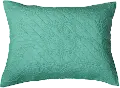 Aqua Quilted Standard Sham - Moroccan Fling Bedding Collection