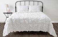 White Twin 2 Piece Set Day Dream Bedding Collection