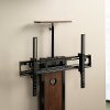 Black/Cherry/Glass TV Stand with Mount - Consol-2