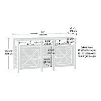 Soft White TV Stand - Cottage Road-7