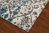 5 x 8 Medium Teal and Gray Area Rug - Modern Grays-3