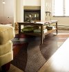 5 x 7 Medium Brown, Orange & Red Area Rug - Alpha-3