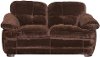 Chocolate Casual Contemporary Loveseat - Boston