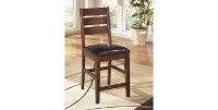 Larchmont Burnished Dark Brown Counter Stool (Set of 2) - Larchmont