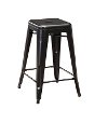 Gray Metal Counter Stool (Set of 4) - Pinnadel