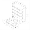 3840034 White 4-Drawer Chest - Reevo -2