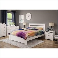 3840060 White Night Stand with Drawers and Cord Catcher - Reevo-4