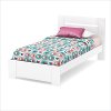 3840189 White Twin Bed Set (39 Inch) - Reevo