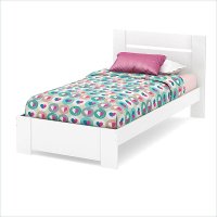 3840189 White Twin Bed Set (39 Inch) - Reevo